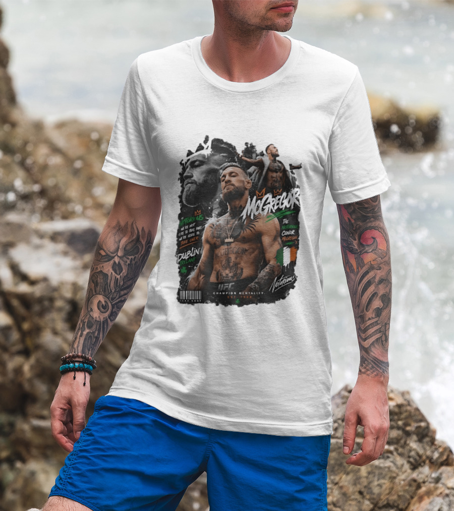 Conor McGregor Notorious We're Not Here To Take Part Take Over Dublin Ireland UFC Champion Mentality T-Shirt