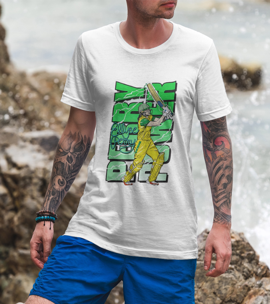 Ellyse Perry Australian Power Cricket Player Australia T-Shirt