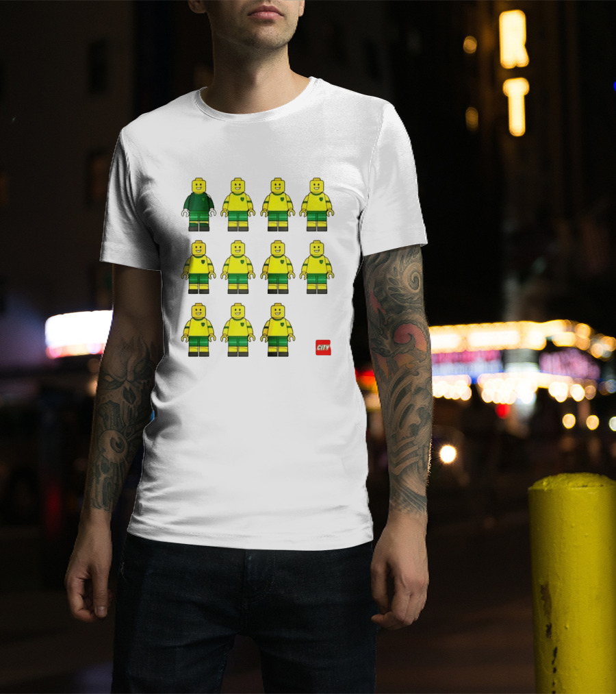 Norwich City F.C. Lego Minifigures Team Formation T-Shirt