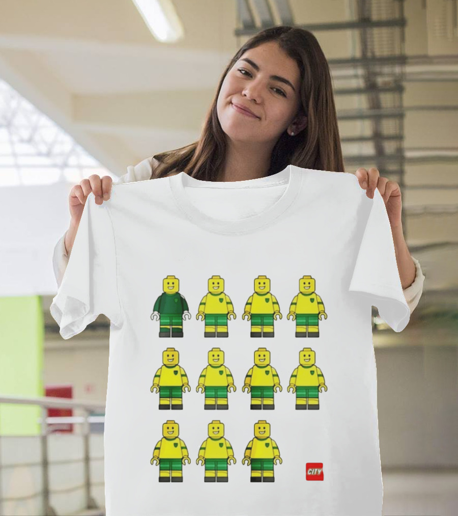 Norwich City F.C. Lego Minifigures Team Formation T-Shirt