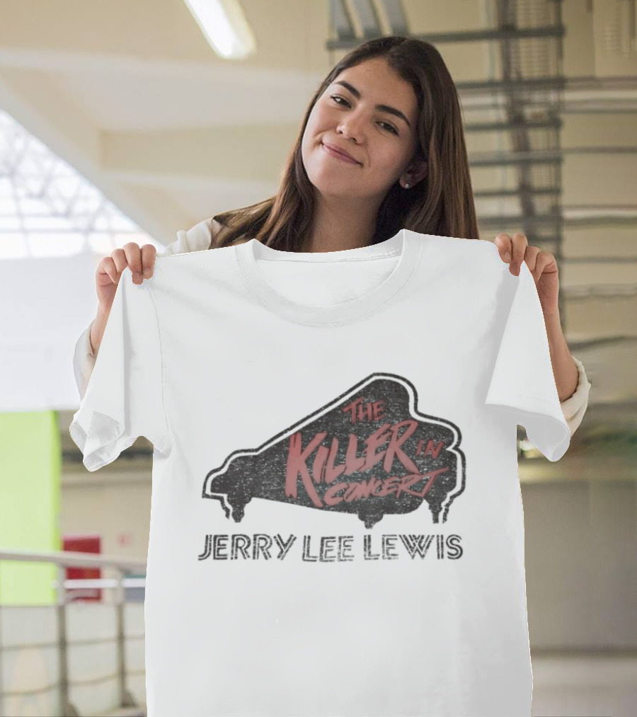 The Killer In Concert Jerry Lee Lewis Piano T-Shirt