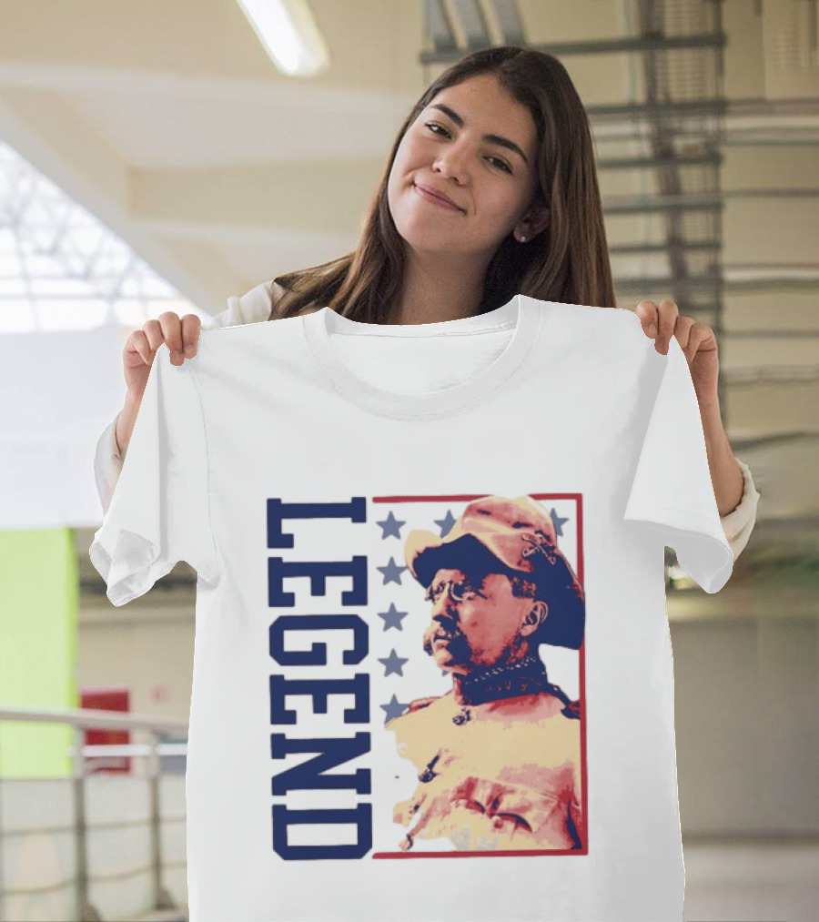 Legend Teddy Roosevelt Stars Iconic Figure T-Shirt