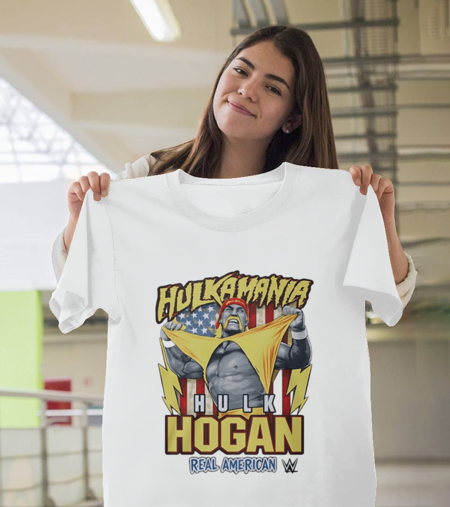 Hulkamania Hulk Hogan Real American WWE Legend T-Shirt