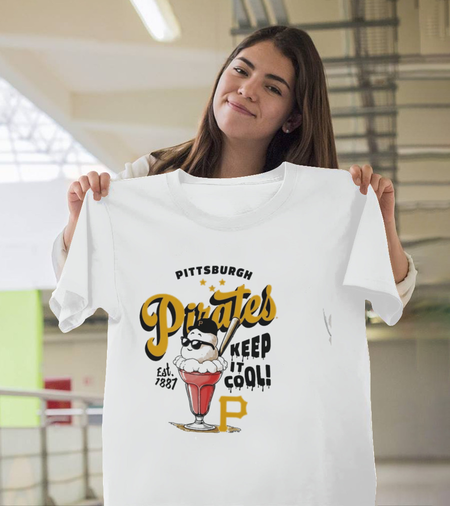 Pittsburgh Pirates Keep It Cool Est 1887 Ice Cream Sundae T-Shirt