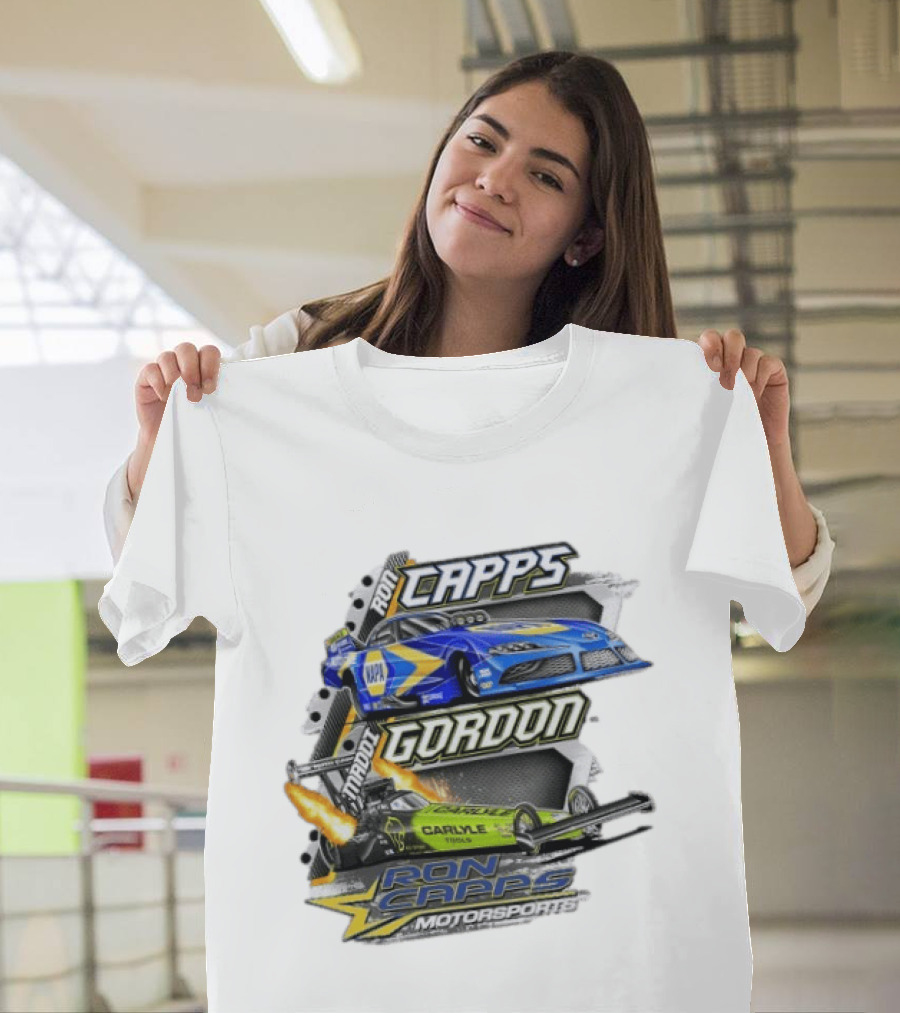 Ron Capps Motorsports Carlyle Tools Drag Racing Gordon Maddi T-Shirt