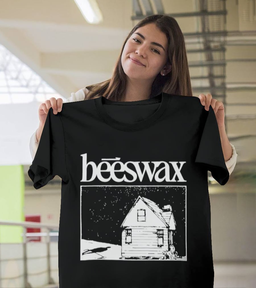 Beeswax City Of Lab Cabin Snow Scene T-Shirt