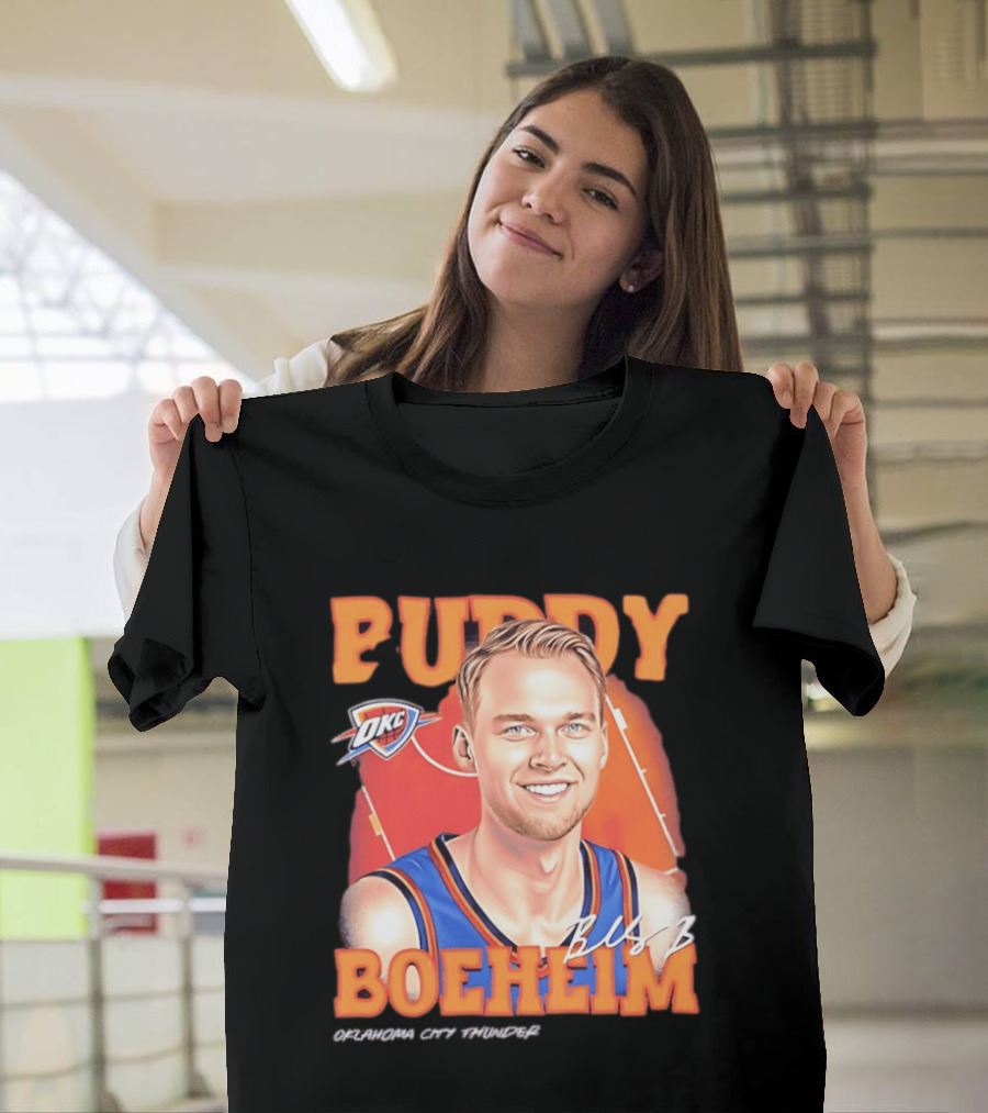Buddy Boeheim Oklahoma City Thunder OKC Basketball BCS B Airbrush T-Shirt