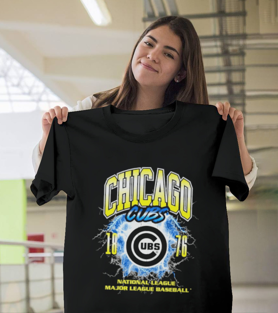 Chicago Cubs 1876 Vintage National League Major League Baseball Iconic Team T-Shirt