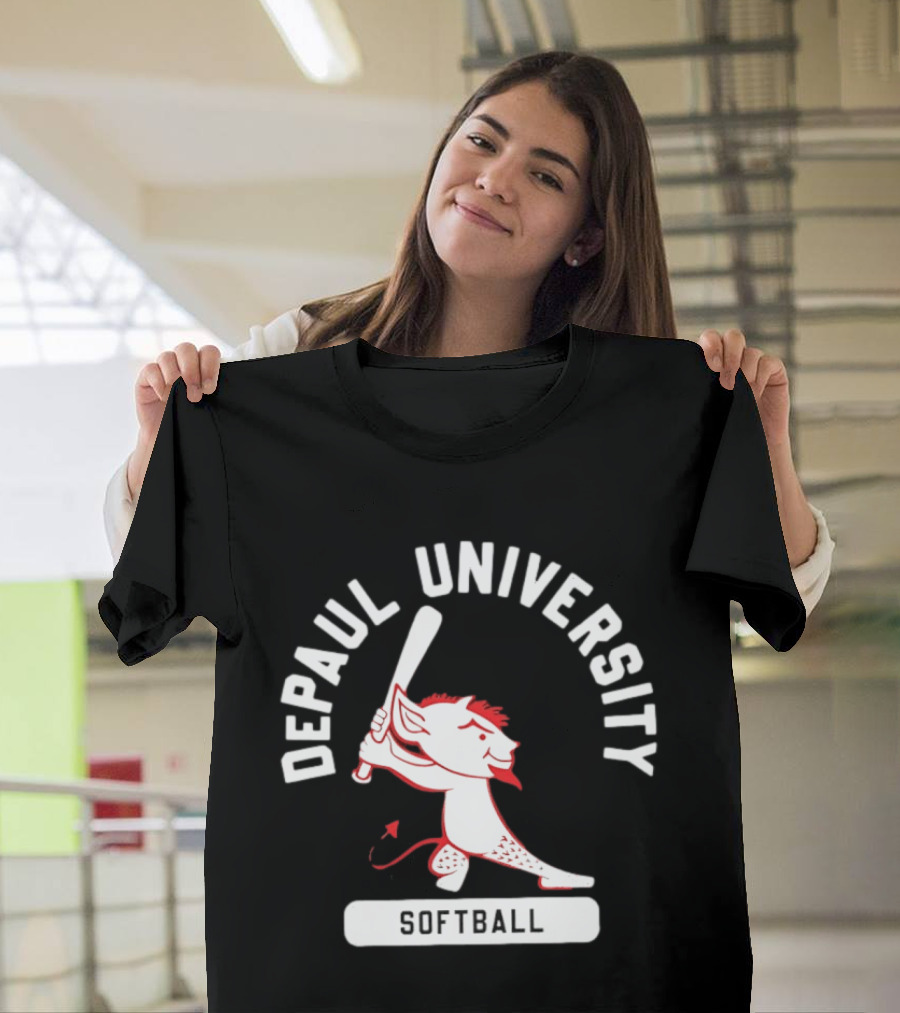 DePaul University Blue Demons Billy Softball T-Shirt