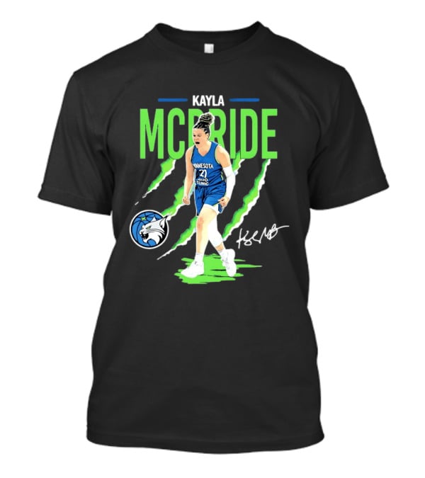 Kayla McBride Minnesota Lynx Mayo Clinic 21 Basketball T-Shirt