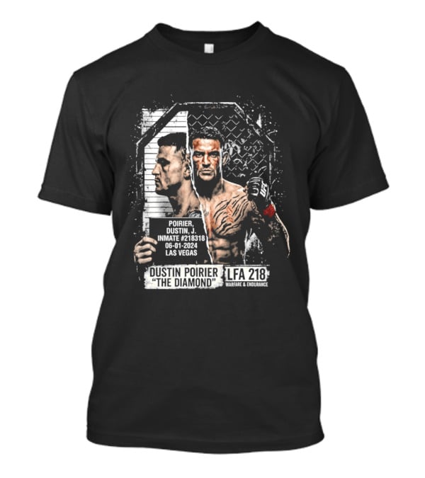 Dustin Poirier The Diamond Shot Las Vegas LFA 218 T-Shirt