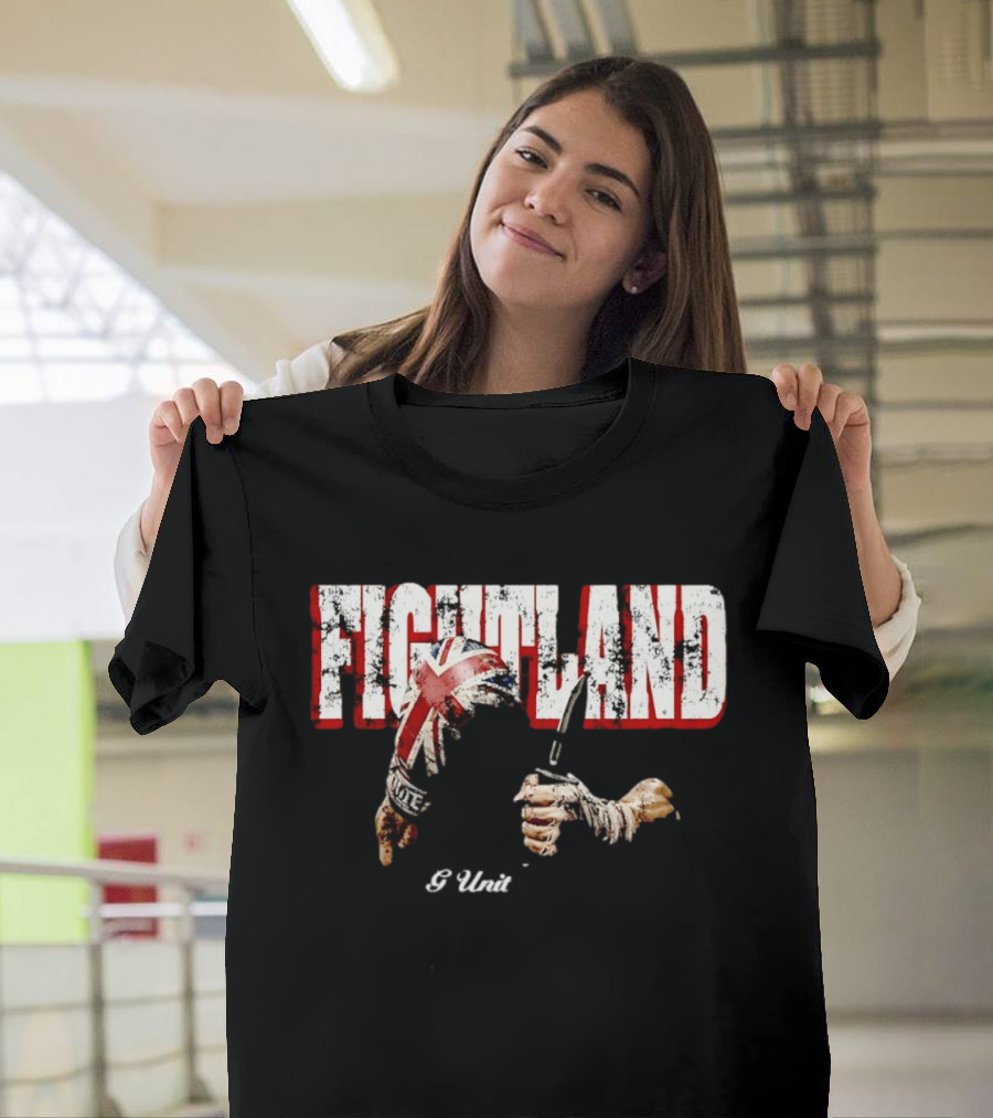 Fightland G Unit British Flag Boxing Gloves T-Shirt