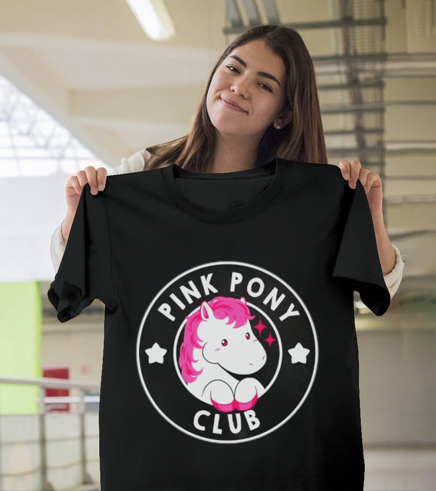 Pink Pony Club Chappell Roan Music Pop Cute Horse Icon Trend T-Shirt