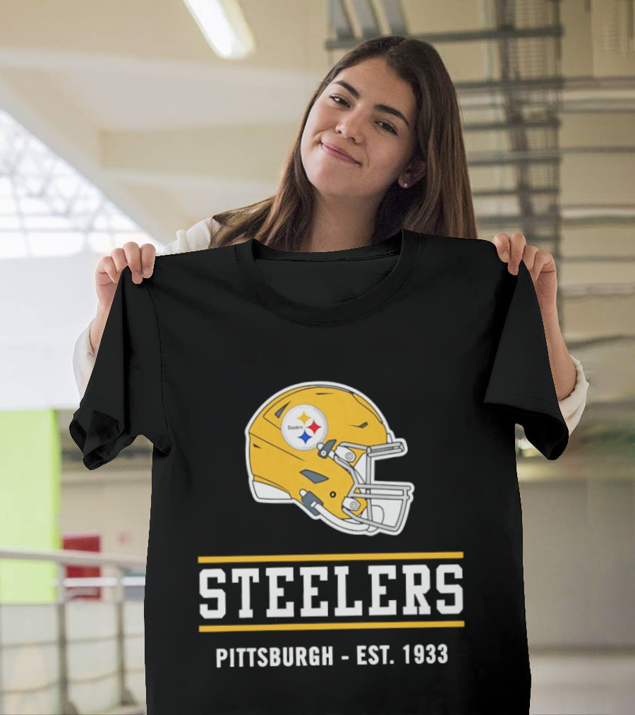 Pittsburgh Steelers Helmet Est 1933 T-Shirt