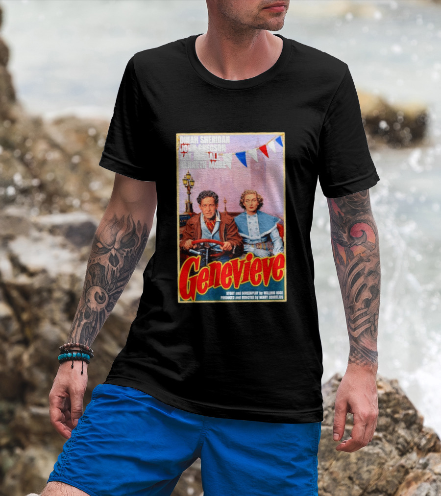 Dinah Sheridan John Gregson Kay Kendall Kenneth More Genevieve Movie T-Shirt
