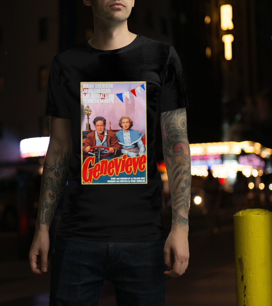 Dinah Sheridan John Gregson Kay Kendall Kenneth More Genevieve Movie T-Shirt