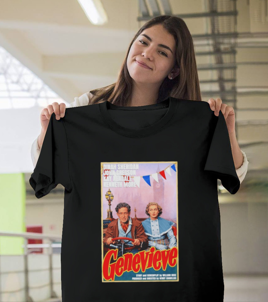 Dinah Sheridan John Gregson Kay Kendall Kenneth More Genevieve Movie T-Shirt