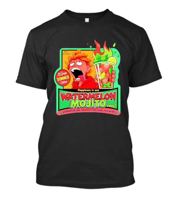 Lil Ganja Summer Edition Happiness Is One Watermelon Mojito Away T-Shirt