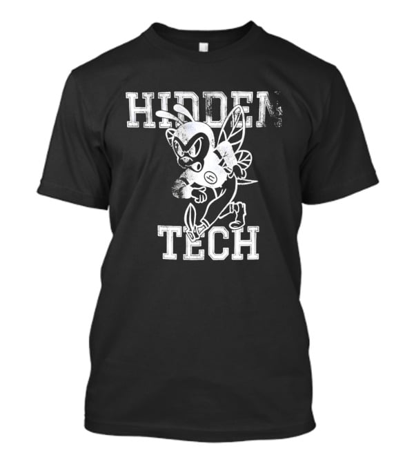 Hidden Tech Hornet Vintage Athletic T-Shirt