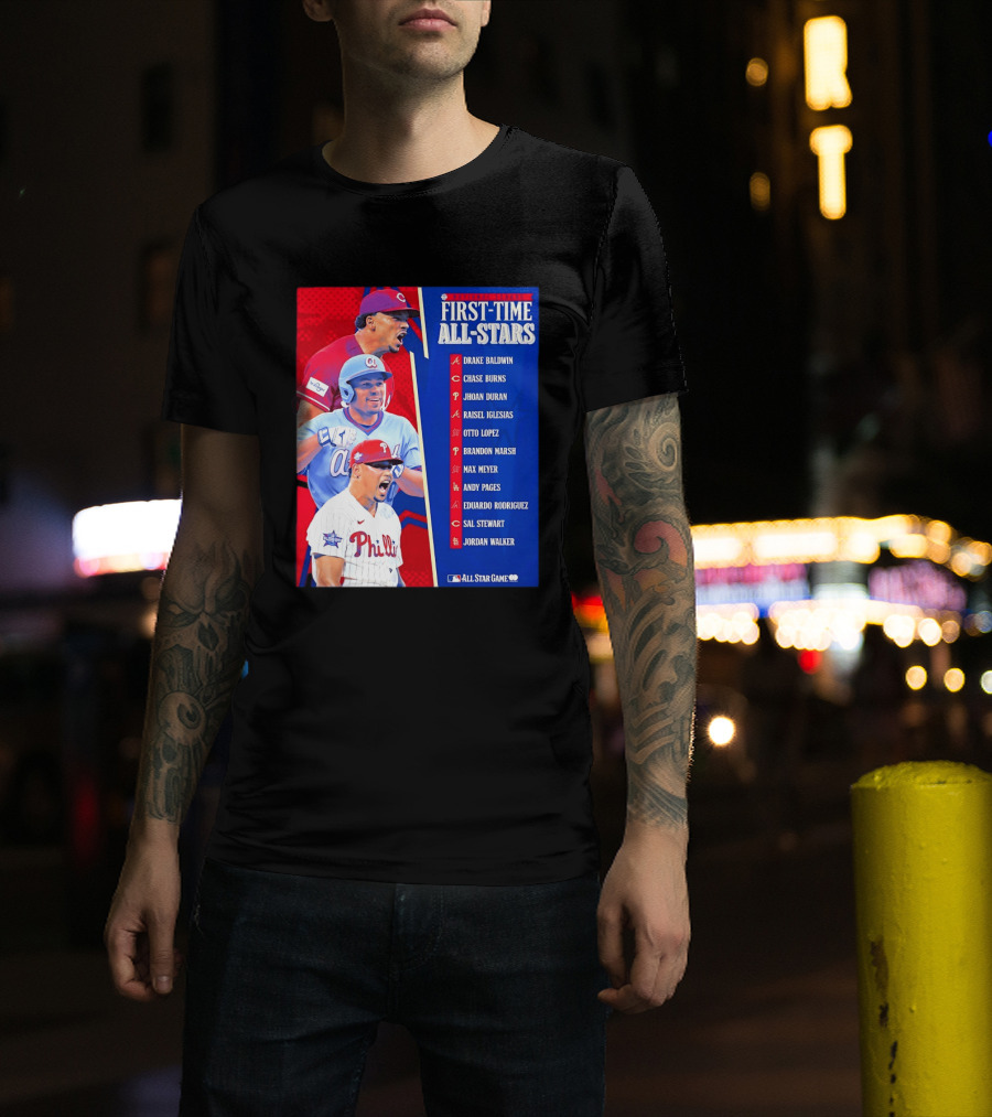 MLB National League First Time All Stars T-Shirt