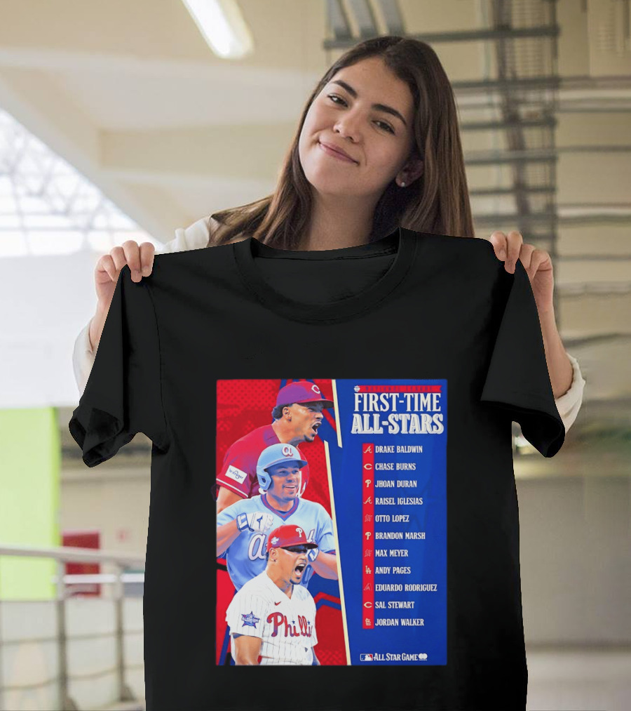 MLB National League First Time All Stars T-Shirt