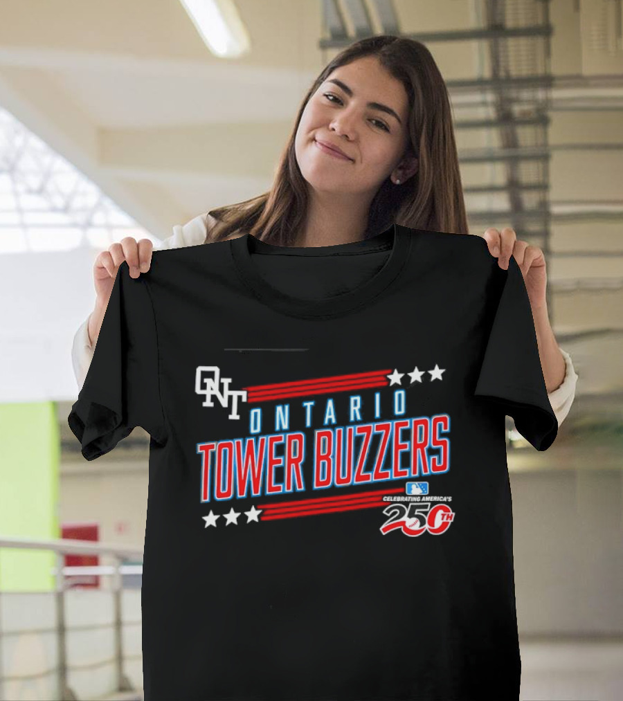 ONT Ontario Tower Buzzers 250th Anniversary MLB Celebration T-Shirt