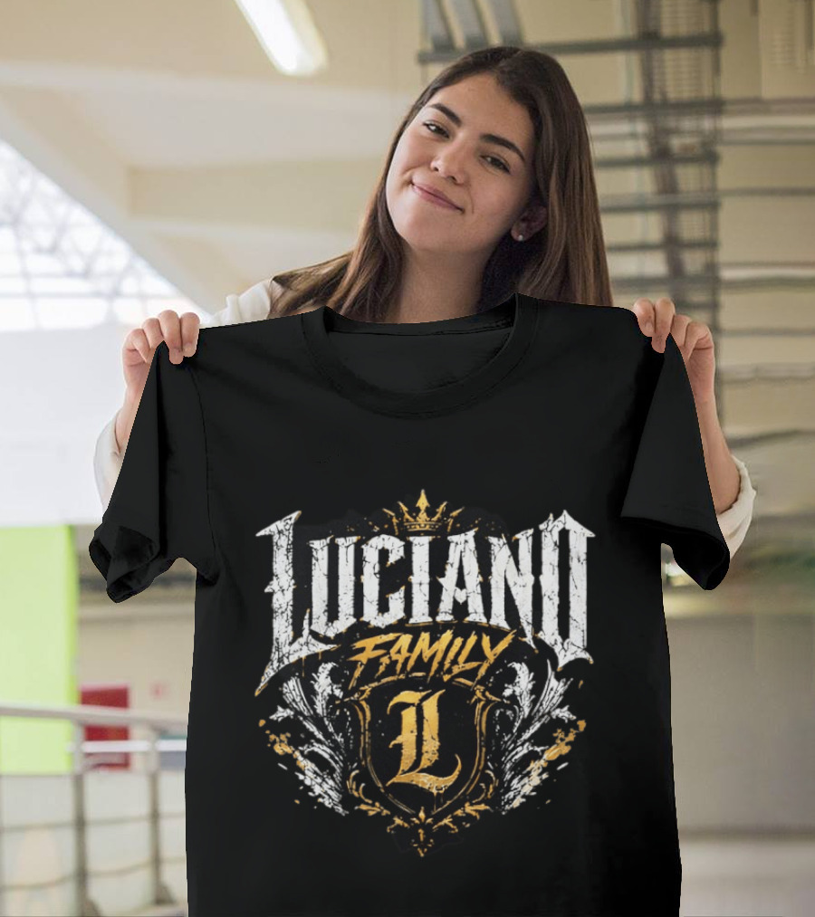 Luciano Family L Crest Crown T-Shirt