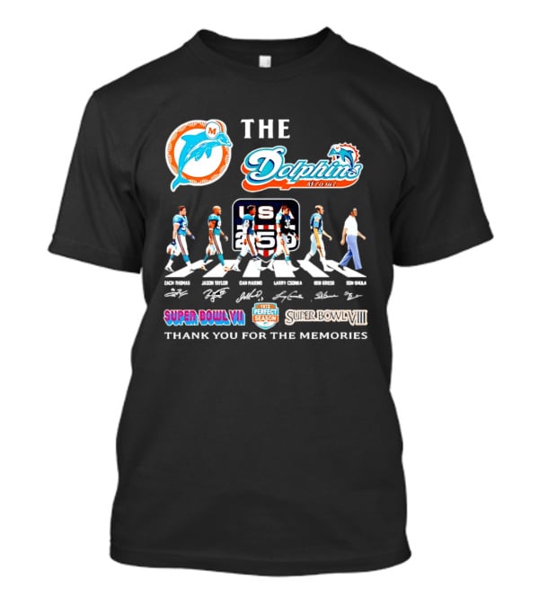 The Miami Dolphins' Greatest Legends Super Bowl Memories And Perfect Season Celebration T-Shirt