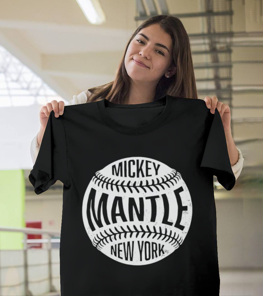 Mickey Mantle New York Baseball T-Shirt