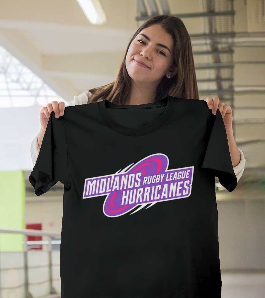 Midlands Rugby League Hurricanes Sports Team T-Shirt