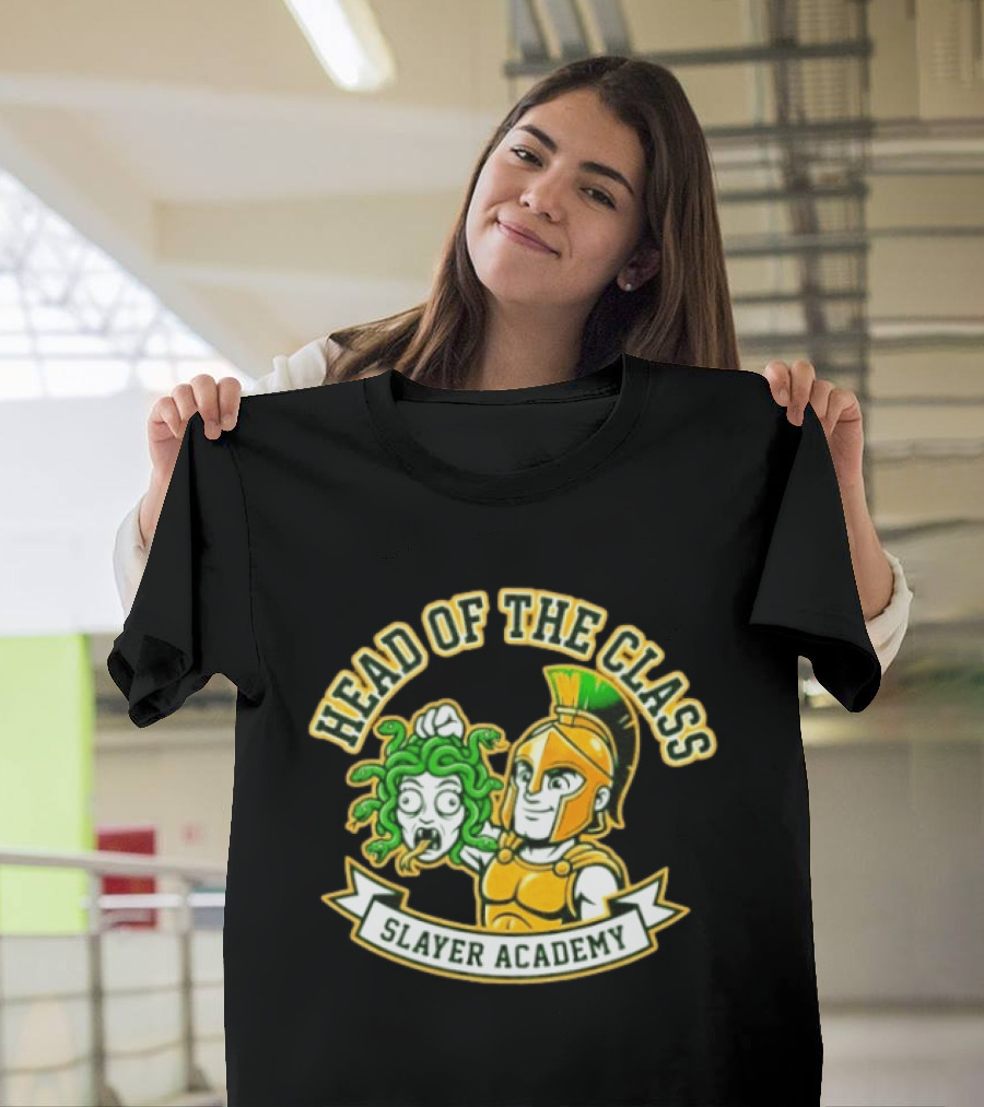 Head Of The Class Slayer Academy Spartan Medusa T-Shirt