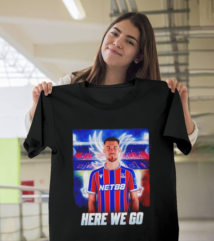Oscar Mingueza NET88 Crystal Palace Here We Go T-Shirt