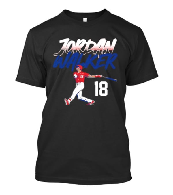 Jordan Walker 18 St Louis Cardinals Swinging Slugger T-Shirt