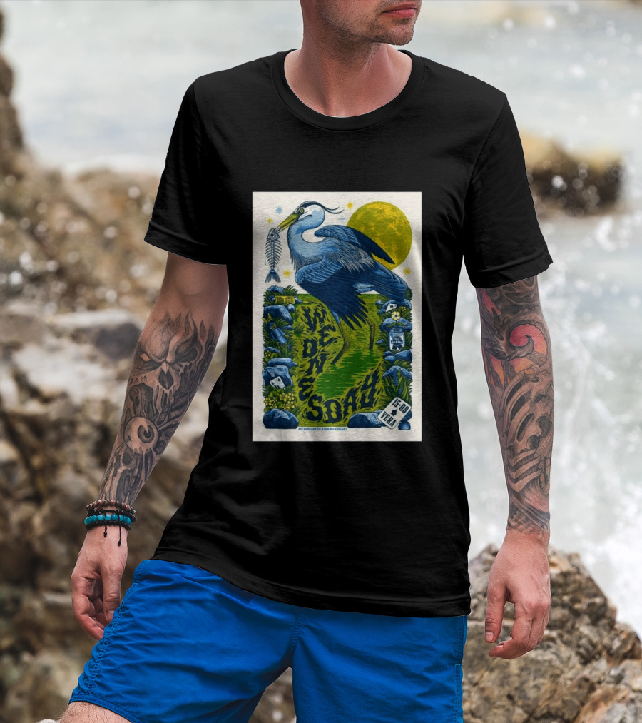 Wednesday 15 Aug 2026 Vera Groningen NL Heron Fantasy Of A Broken Heart T-Shirt