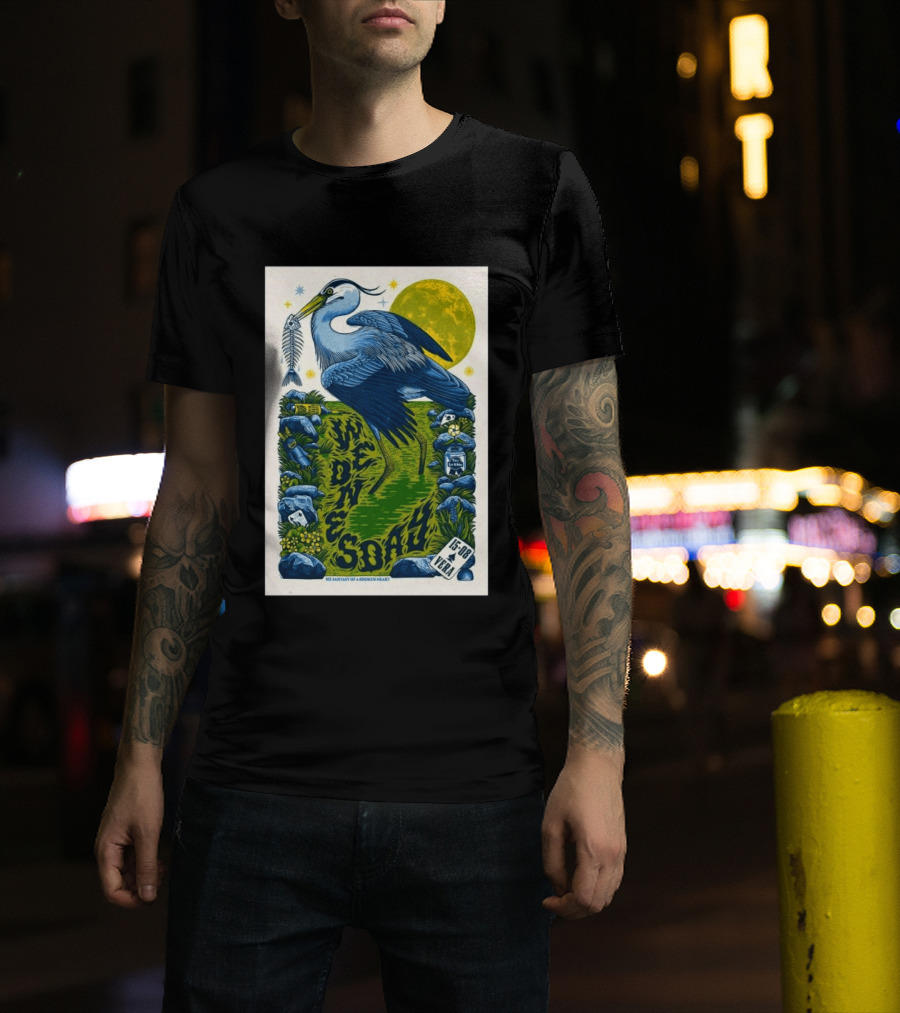 Wednesday 15 Aug 2026 Vera Groningen NL Heron Fantasy Of A Broken Heart T-Shirt
