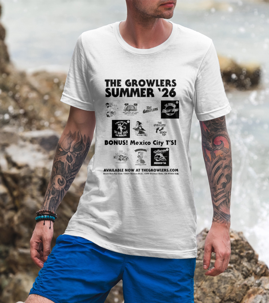 The Growlers Summer '26 Bonus Mexico City Fyi Mexico '26 T-Shirt