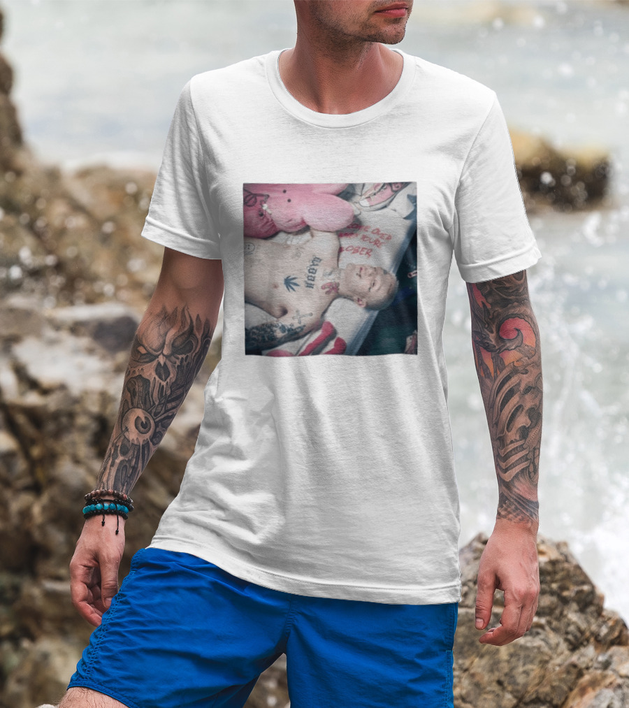 Lil Peep Come Over When You're Sober Emo Rap Album Cover T-Shirt