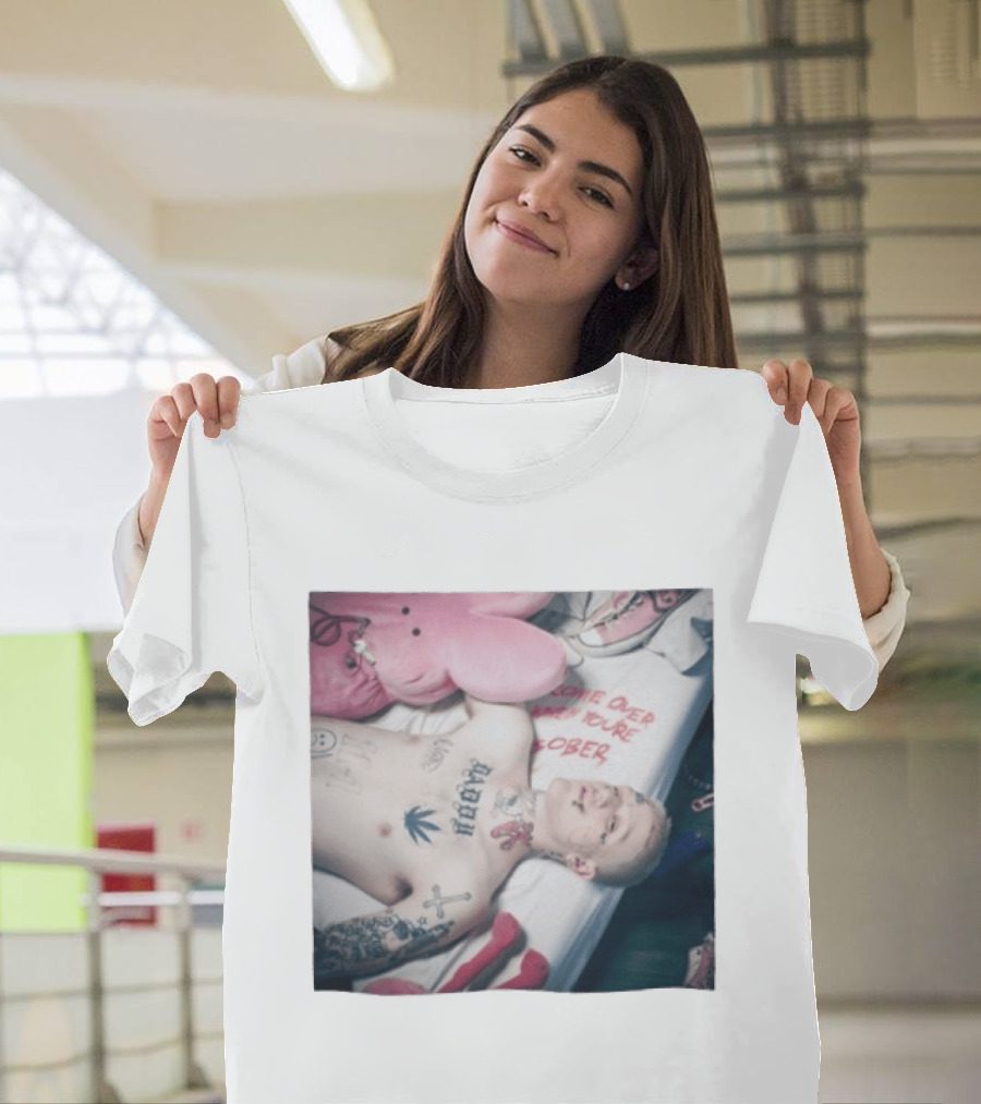Lil Peep Come Over When You're Sober Emo Rap Album Cover T-Shirt