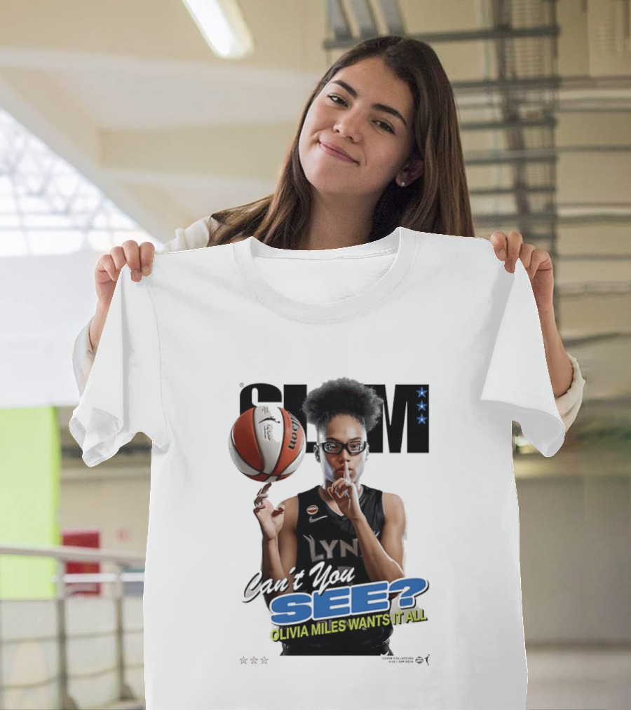 Minnesota Lynx SLAM Olivia Miles Wants It All Can't You See Basketball T-Shirt