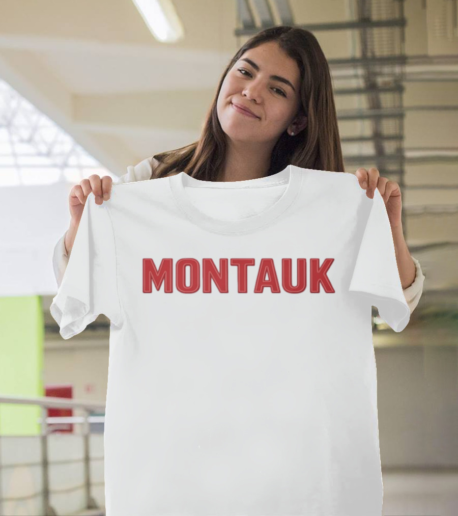 Montauk New York Long Island Coastal Beach T-Shirt