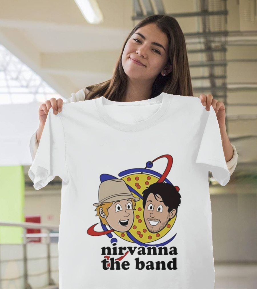 Nirvanna The Band Characters With Planetary T-Shirt