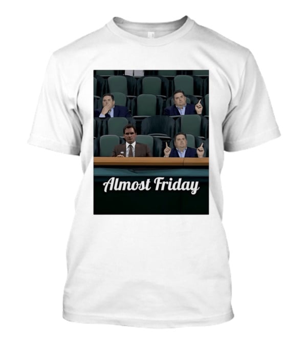 Roger Federer Brian Windhorst Tennis Stands Memes Almost Friday T-Shirt