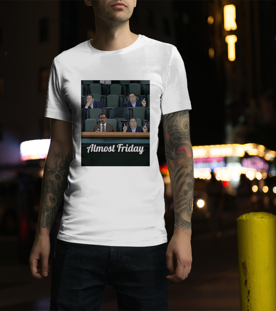 Roger Federer Brian Windhorst Tennis Stands Memes Almost Friday T-Shirt