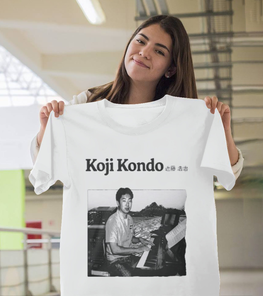 Koji Kondo I Can Hear Music Piano Masters T-Shirt