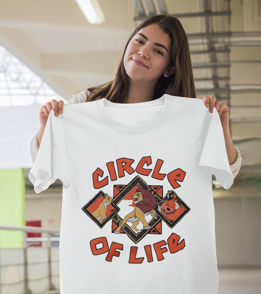 Circle Of Life Lion King Diamond Frames Disney T-Shirt