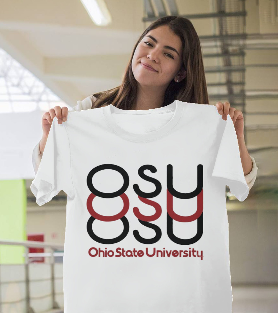 Ohio State University OSU Stacked T-Shirt