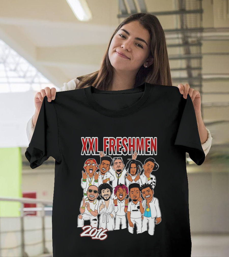 XXL Freshmen 2016 Rappers Cartoon Characters T-Shirt