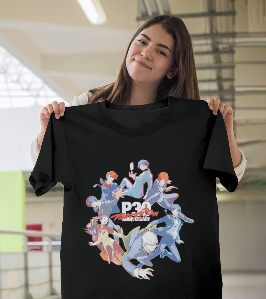 Persona 30th Anniversary P30 Atlus JRPG Collection T-Shirt