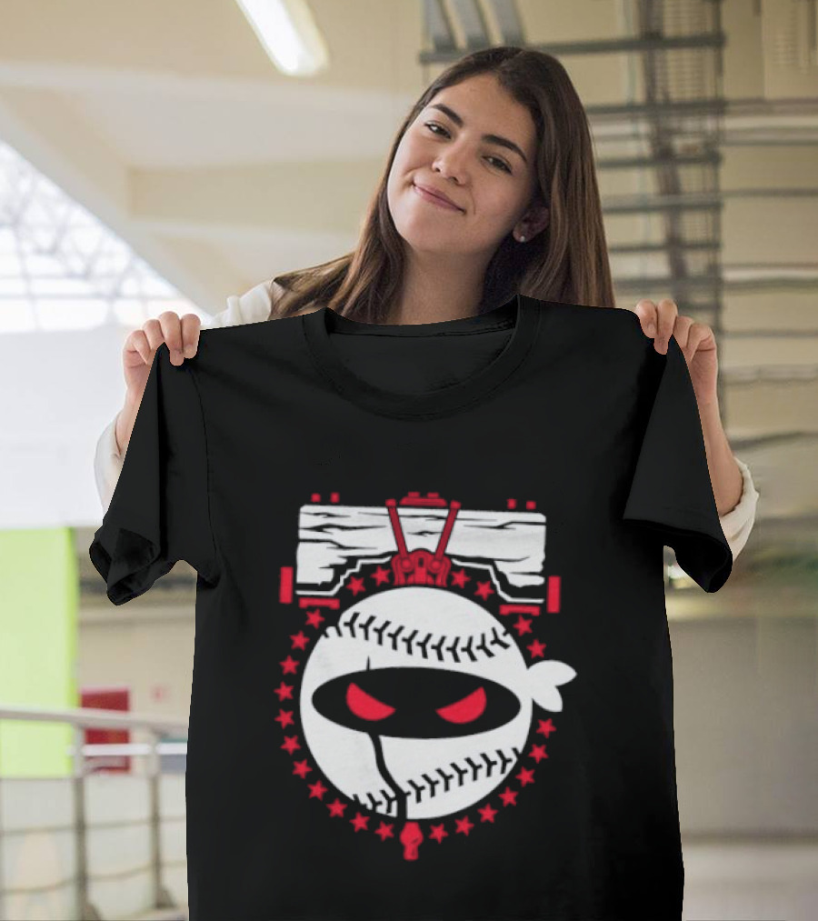 Ninja Baseball All Star With Pitching 26 Roto Wear T-Shirt
