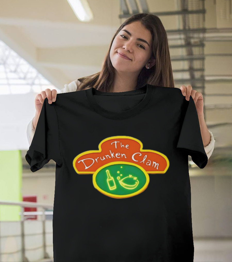 The Drunken Clam Family Guy Peter Griffin Neon Sign T-Shirt